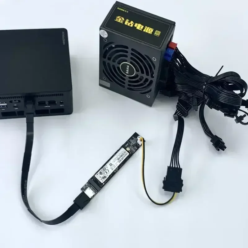 Pcie 4.0 x4 64gbps oclink port - Oculink Egpu Dock Graphics Card avaliação e preço